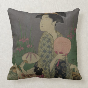 Coussin Lucioles, 1793 (gravure sur bois en couleur)