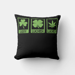 Coussin Luckier Luckiest JOUR DE LA SAINT PATRICK mauvaise
