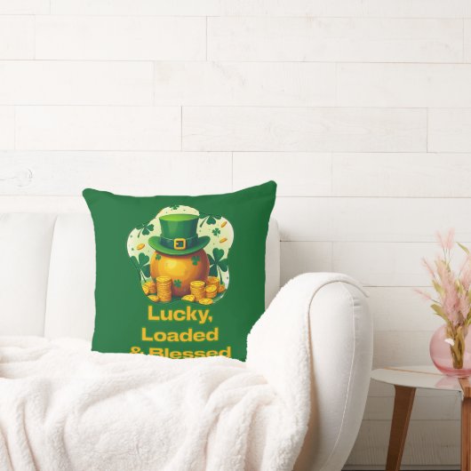 Coussin Lucky Loaded Blessed St Patrick’s Day - almofada (Canapé)