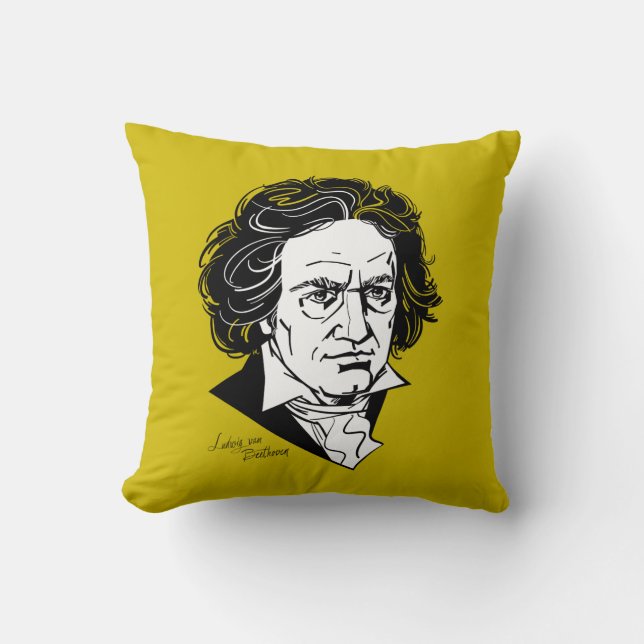 Coussin Ludwig van Beethoven (Recto)