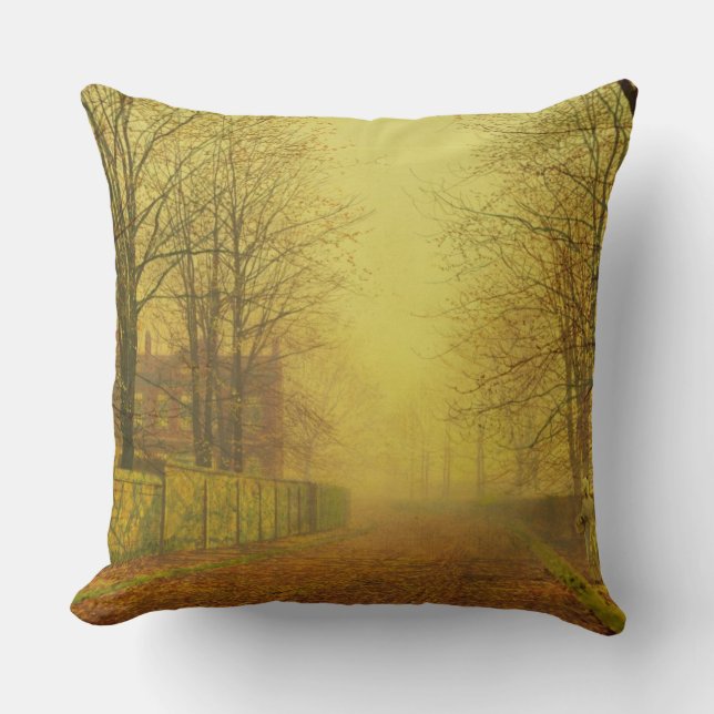 Coussin Lueur de soirée de John Atkinson Grimshaw |, (Recto)