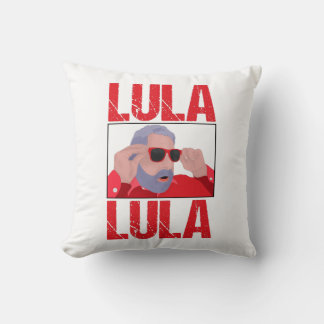 Coussin Lula Mème avec des Lunettes de Soleil
