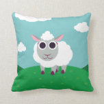 Coussin Lulu le mouton<br><div class="desc">Lulu le mouton est un Gemini. Elle est très agréable, même si parfois elle peut être un peu floue et oublier les plans qu'elle a fait avec des amis. Elle adore la couleur verte, et manger des aliments verts, surtout de la laitue au beurre sucré.</div>
