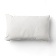 Coussin Lumbar blanc 13 pouces x 21 pouces