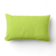 Coussin Lumbar vert chaux 13" x 21"
