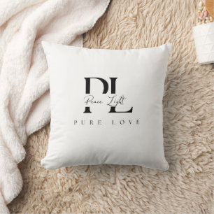 Coussin « Lumière de la paix – Logo Pure Amour »