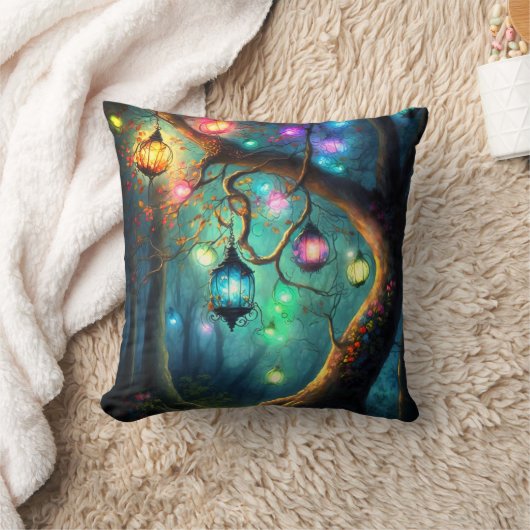 Coussin Lumière Fée Imaginaire Forêt Magique Enchantée Thr (Couverture)