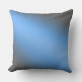 Coussin Lumière lune bleue et gris (Recto)