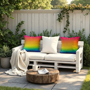 Coussin Lumière Prisme - Spectrum Arc-en-ciel vibrant