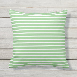 Coussin Lumière Sage Vert Blancs Personnalisé Printemps Ét