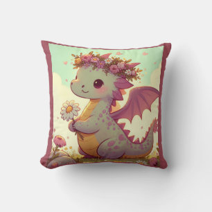 Coussin Luminexa (Un dragon plein de poutres solaires)