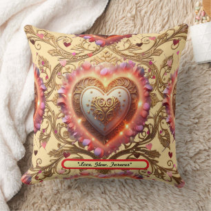 Coussin "Luminosité du coeur doré"