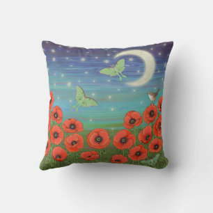 Coussin Luna mouths et la maison se portent sur des coquel