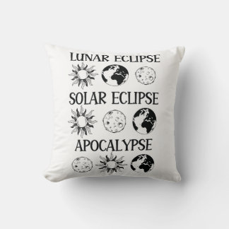 Coussin Lunaire Eclipse Solaire Eclipse Apocalypse Espace 
