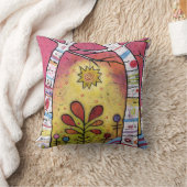 Coussin Lunatique, coloré, se penchant dans Starlight (Couverture)