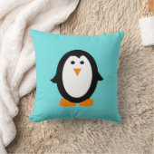 Coussin lunatique mignon de pingouin (Couverture)