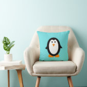 Coussin lunatique mignon de pingouin (Chaise)