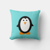 Coussin lunatique mignon de pingouin (Recto)