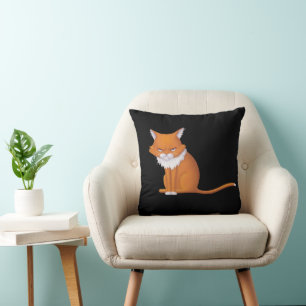 Coussin Lundi Matin Visage de chat