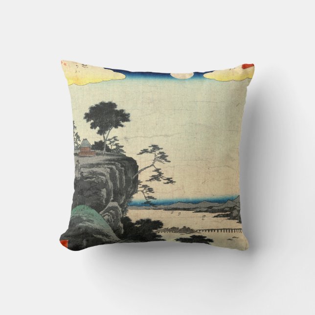 Coussin Lune 1857 d'automne d'Ishiyama (Recto)