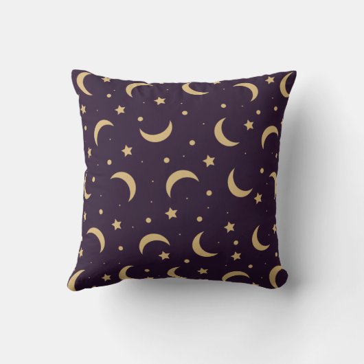 Coussin lune avec ciel nocturne (Verso)