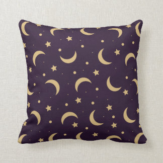 Coussin lune avec ciel nocturne