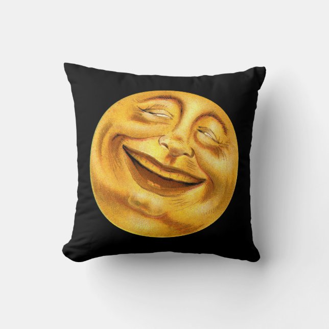 Coussin Lune de Halloween (Recto)