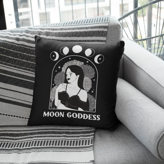 Coussin Lune déesse Céleste Wiccan (Créateur téléchargé)