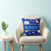 Coussin Lune et étoiles Jeter l'oreiller (Chaise)