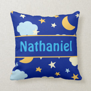 Coussin Lune et étoiles Jeter l'oreiller