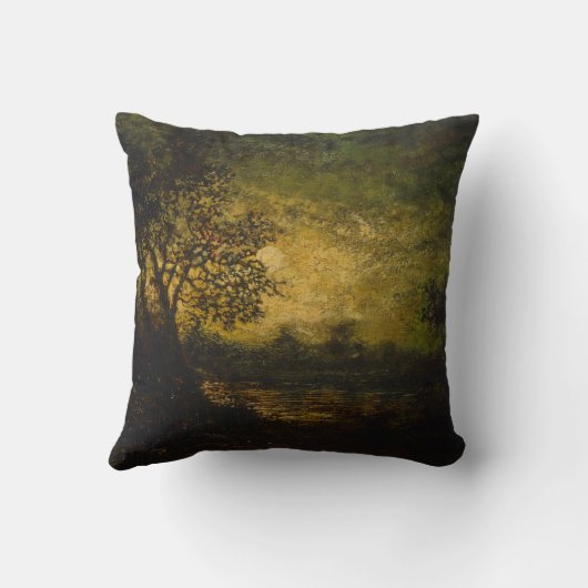 Coussin Lune (par Ralph Albert Blakelock) (Verso)