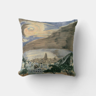 Coussin Lune sur Barcelone par Walter Gramatte