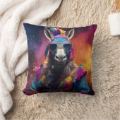 Coussin Lunettes bleues Funky Donkey (Couverture)