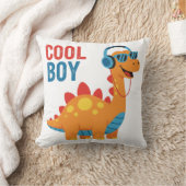 Coussin Lunettes de soleil casque dinosaure garçon cool (Couverture)