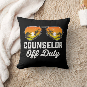 Coussin Lunettes de soleil de conseiller hors service dern