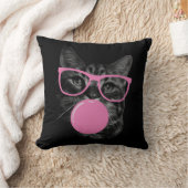 Coussin lunettes roses pour chat attrayantes et gomme à mâ (Couverture)