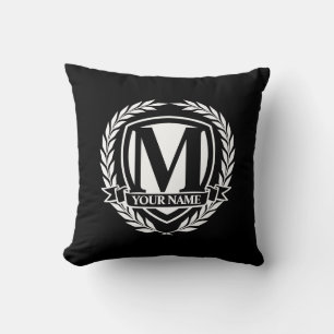 Coussin Lurel Monogramme Design Jeu d'oreiller