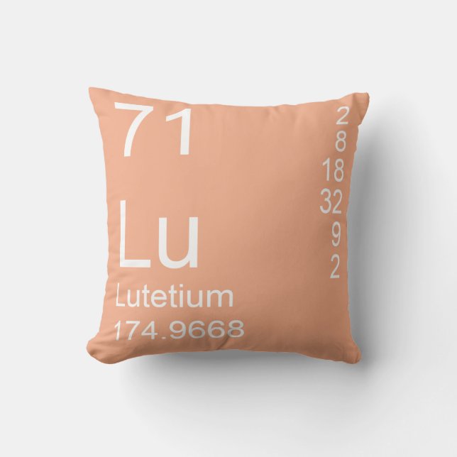 Coussin Lutetium (Recto)