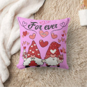 Coussin Lutins Amoureux For Ever 2 message d'amour rose (Couverture)