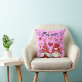 Coussin Lutins Amoureux For Ever 2 message d'amour rose (Chaise)