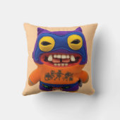 Coussin Lutteur Fugglers Drôle Monstre Excentrique (Verso)