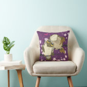 Coussin Luv Birds~ hibou lance l'oreiller (Chaise)