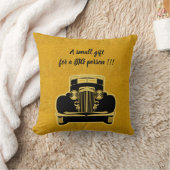 Coussin Luxe Elegant Moderne Voiture Noir Or (Couverture)