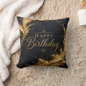 Coussin Luxe Gold Splash Anniversaire Élégance (Couverture)