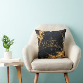Coussin Luxe Gold Splash Anniversaire Élégance (Chaise)