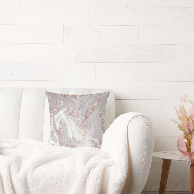 COUSSIN LUXE LILAC MARBLE PEARL CUSHION (Canapé)