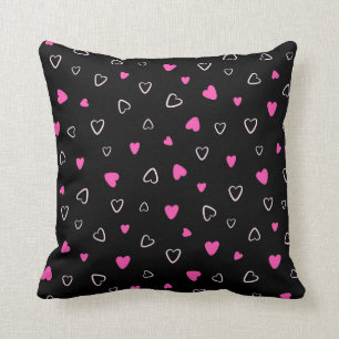 Coussin Luxe Moderne Élégant Coeur d'Amour