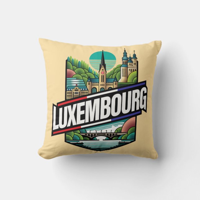 Coussin Luxembourg Europe (Recto)