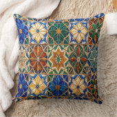 Coussin Luxury Algerian Zellig Tile Pattern Prayer Pillow (Couverture)