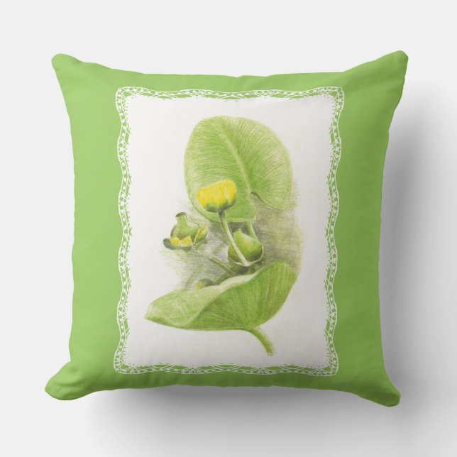 Coussin Lys de fleurs (Recto)